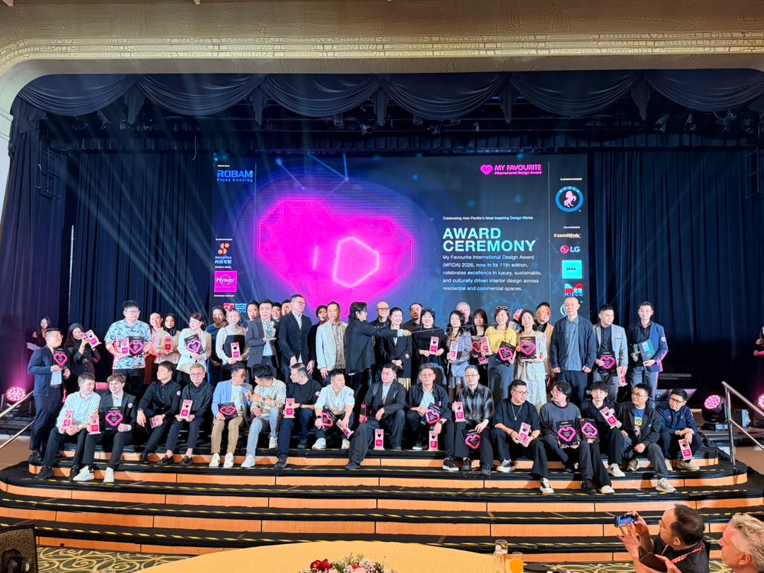 via group - 2026 MFID & iDs’ Choice Awards: Celebrating Global Design Excellence with a Grand Gala Attended by 300+ Guests